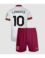 West Ham United Lucas Paqueta #10 Tredjedraktsett Barn 2024-25 Korte ermer (+ bukser)